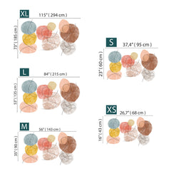 Abstract Line Art Wall Decal Set: Minimalist Peel and Stick Decor