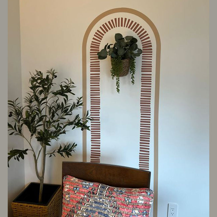 Arch Accent Wall Decal: Modern Geometric Nursery Decor