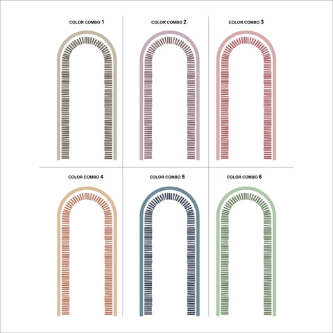 Arch Accent Wall Decal: Modern Geometric Nursery Decor