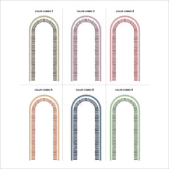 Arch Accent Wall Decal: Modern Geometric Nursery Decor