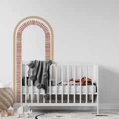 Arch Accent Wall Decal: Modern Geometric Nursery Decor