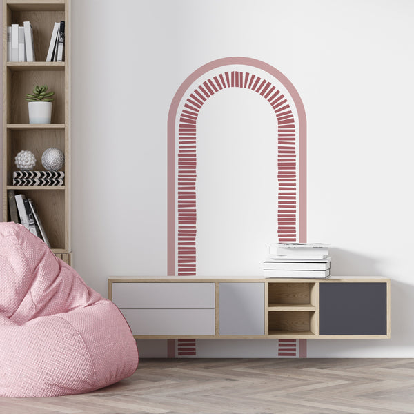 Arch Accent Wall Decal: Modern Geometric Nursery Decor