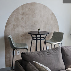 Arch Headboard Wall Decal: Removable Color Block Sticker