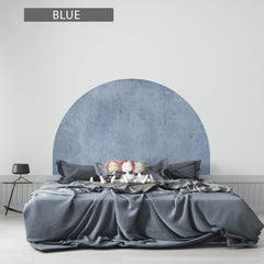 Arch Headboard Wall Decal: Removable Color Block Sticker