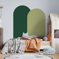 Arch Wall Decal Set: Colorblock Geometric Nursery Decor