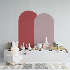 Arch Wall Decal Set: Colorblock Geometric Nursery Decor