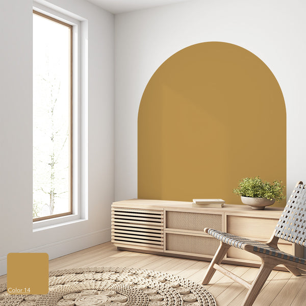 Arch Wall Decal: Headboard Decor, Peel and Stick Wallpaper