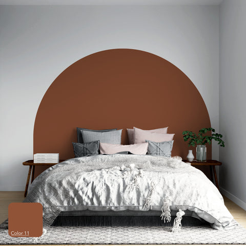 Arch Wall Decal: Headboard Decor, Peel and Stick Wallpaper