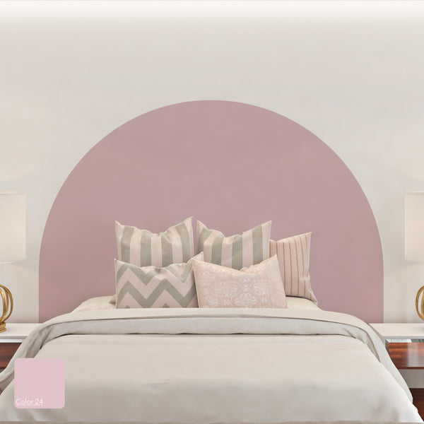 Arch Wall Decal: Headboard Decor, Peel and Stick Wallpaper