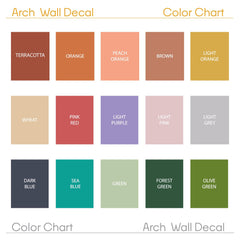 Arch Wall Decal: Modern Nursery & Bedroom Decor - 15 Colors
