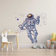 Astronaut Wall Decal , Space Wall Decal Space Themed Decor ,