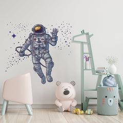 Astronaut Wall Decal , Space Wall Decal Space Themed Decor ,
