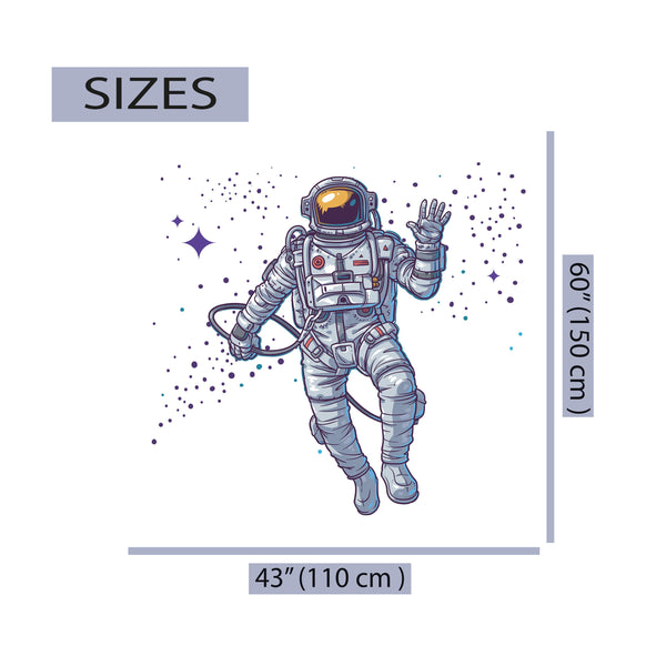 Astronaut Wall Decal , Space Wall Decal Space Themed Decor ,