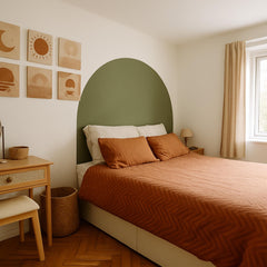 Boho Arch Wall Decal: Easy-Apply Headboard Sticker