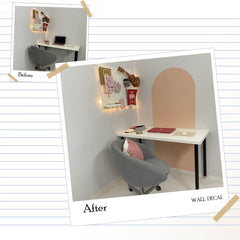 Boho Arch Wall Decal: Geometric Farmhouse Decor