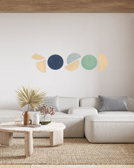 Boho Geometric Wall Decals: Peel and Stick Abstract Art