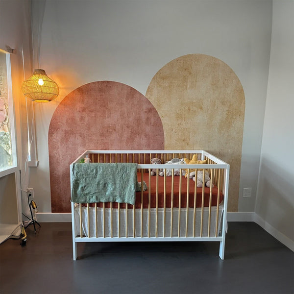 Boho Headboard Arch Decal: Peel and Stick Wallpaper