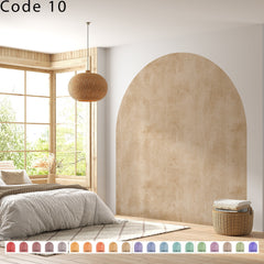 Boho Headboard Arch Wall Decal: Color Block Decor