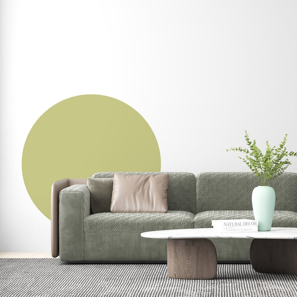 Circle Wall Decal: Color Block Bohemian Decor