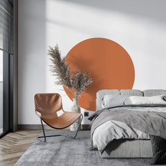 Circle Wall Decal: Color Block Bohemian Decor