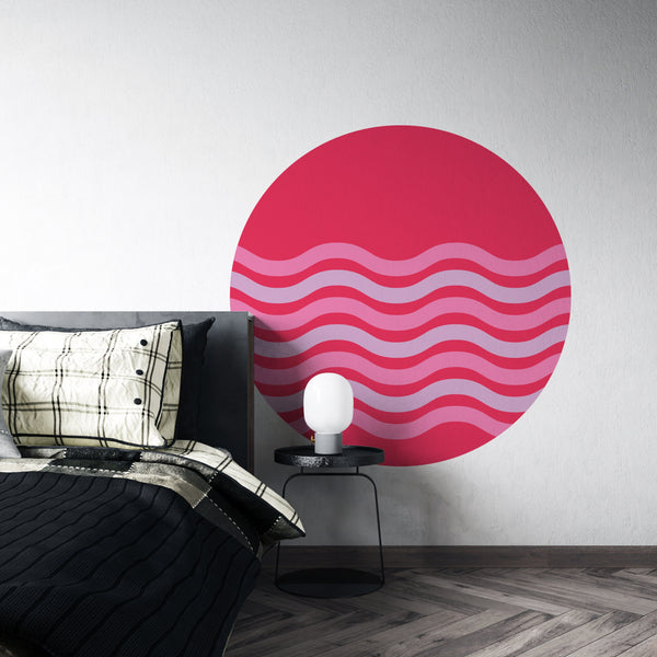 Circle Wall Decals Abstract Wall Decal Modern  Minimalist Wall Stickers Removable  Wall Decals for Living Room Office