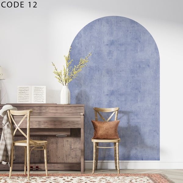 Colorblock Arch Wall Decal: Bedroom Headboard Decor