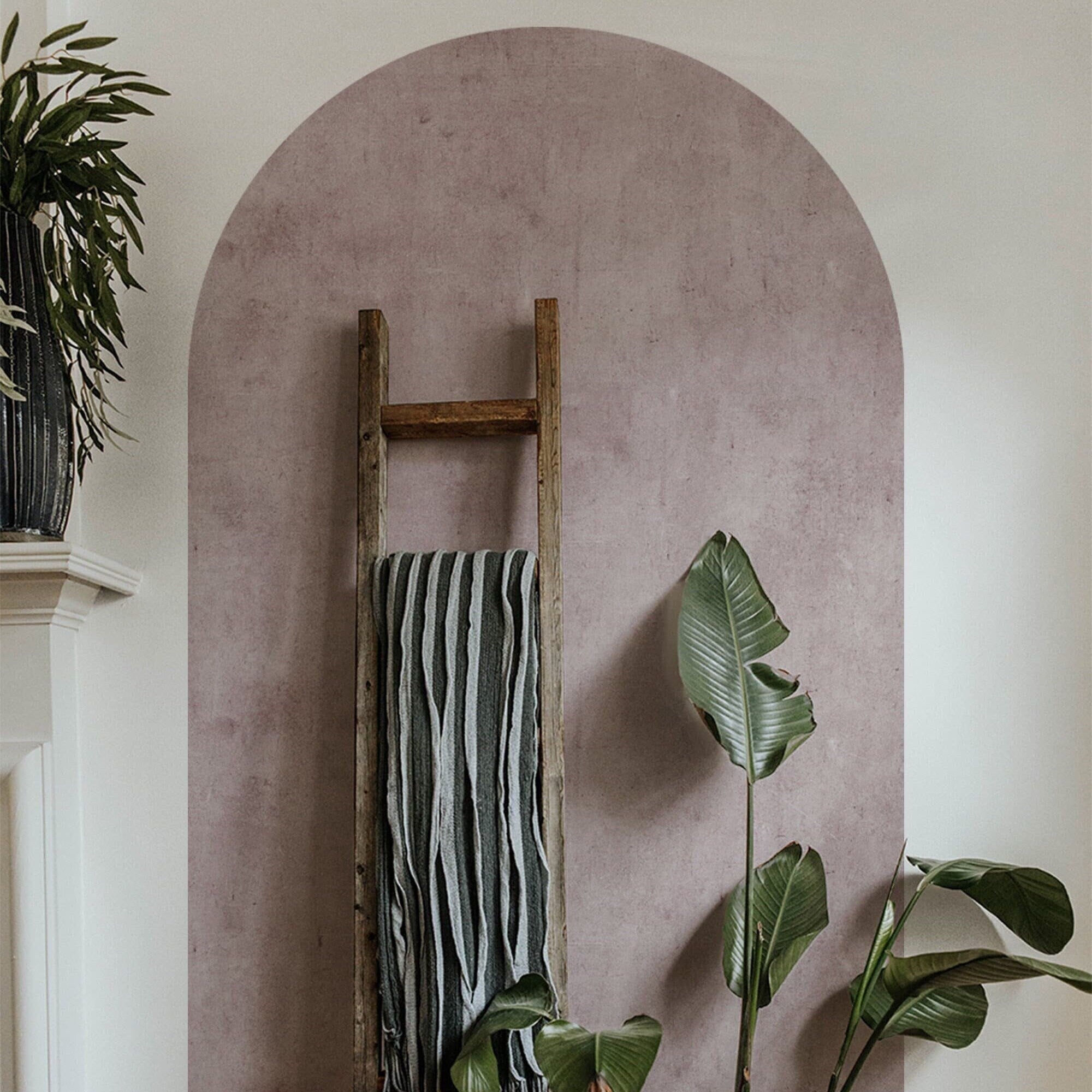 Colorblock Arch Wall Decal: Bedroom Headboard Decor