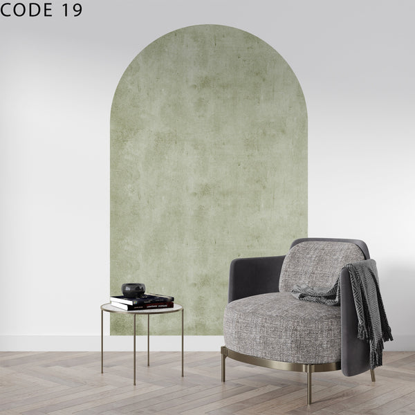 Colorblock Arch Wall Decal: Bedroom Headboard Decor