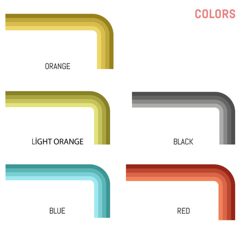 Colorblock Arch Wall Decal: Retro Geometric Wall Art