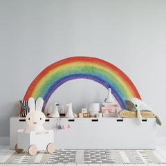 Colorful Rainbow Wall Decal: Nursery Wall Art