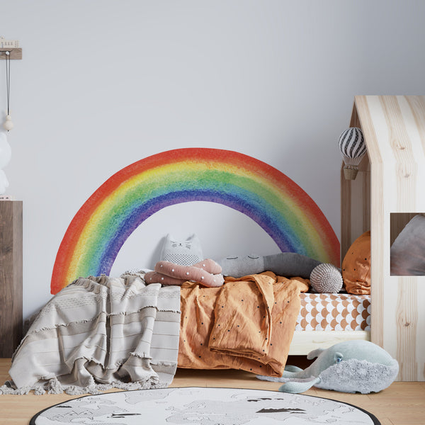 Colorful Rainbow Wall Decal: Nursery Wall Art