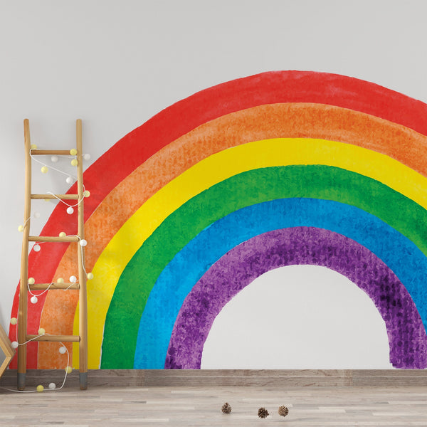 Colorful Rainbow Wall Decal: Nursery & Kids Room Decor