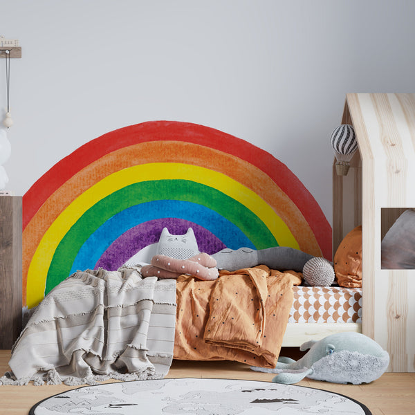 Colorful Rainbow Wall Decal: Nursery & Kids Room Decor