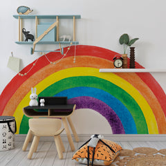 Colorful Rainbow Wall Decal: Nursery & Kids Room Decor