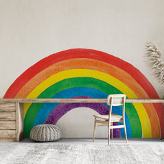 Colorful Rainbow Wall Decal: Nursery & Kids Room Decor