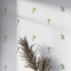 Daisy Wall Decals, Removable Wall Decal, Flowers Wall Decal, Bohemian Wall Decal, Girls Room Decor, Daisy Wall Stickers, Daisy Stickers
