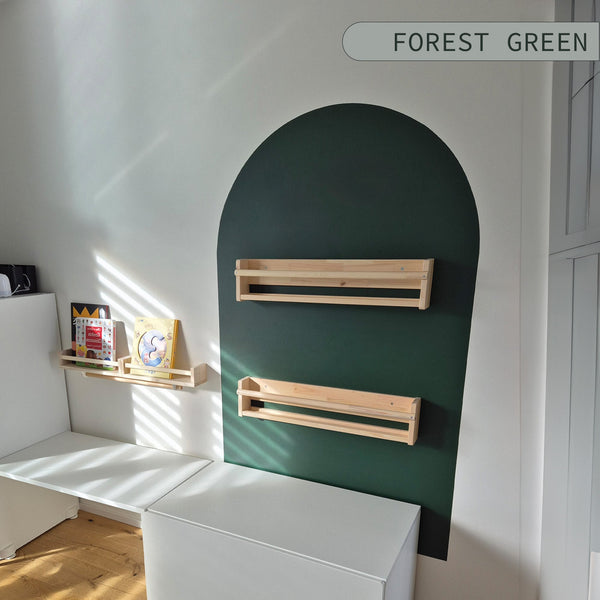 Forest Green Arch Wall Decal: Boho Nursery Decor