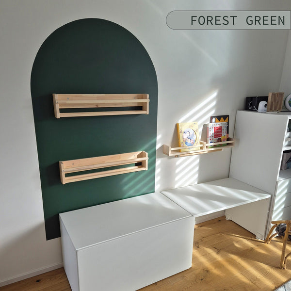 Forest Green Arch Wall Decal: Boho Nursery Decor