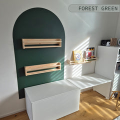 Forest Green Arch Wall Decal: Boho Nursery Decor