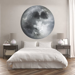 Full Moon Vinyl Wall Decal: Removable Kids Room Decor