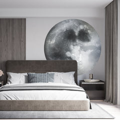 Full Moon Vinyl Wall Decal: Removable Kids Room Decor