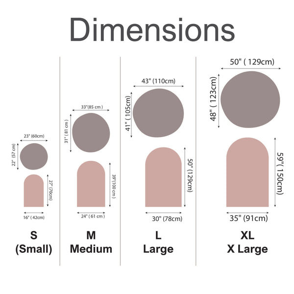 Geometric Arch Nursery Wall Decal: Peel & Stick Wallpaper