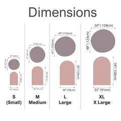 Geometric Arch Nursery Wall Decal: Peel & Stick Wallpaper