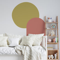 Geometric Arch Nursery Wall Decal: Peel & Stick Wallpaper
