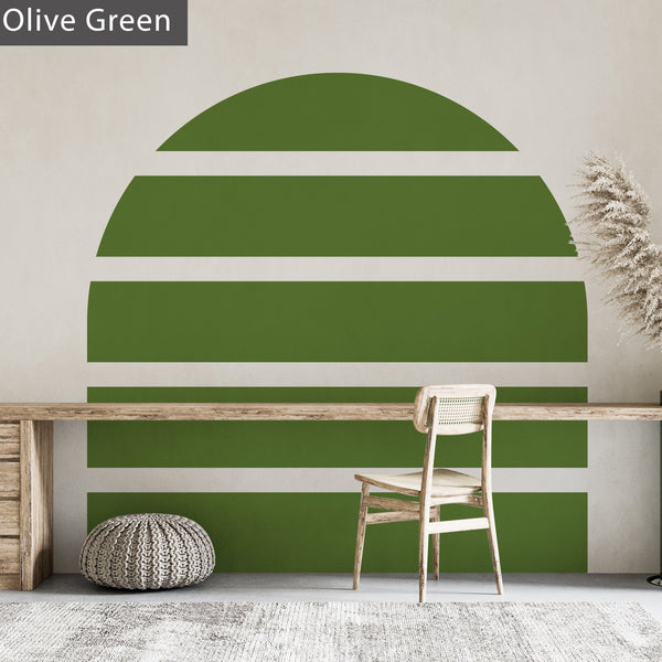 Geometric Arch Wall Decal: Bohemian Bedroom Decor