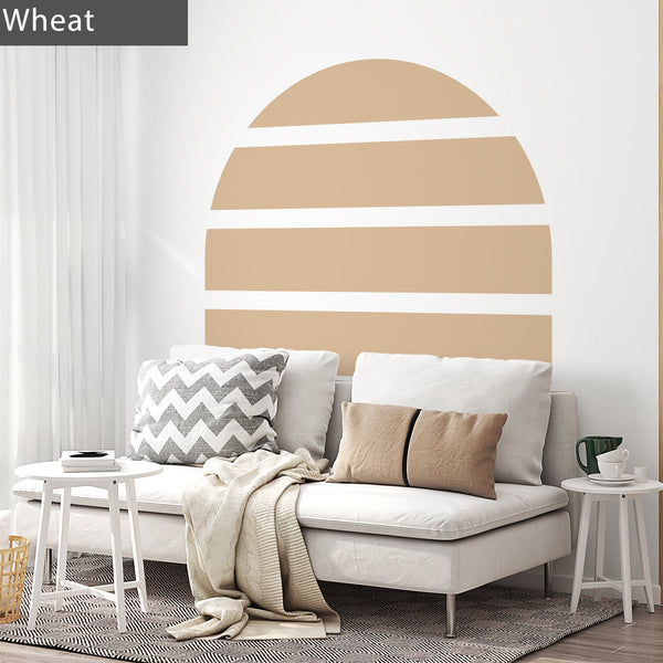 Geometric Arch Wall Decal: Bohemian Bedroom Decor