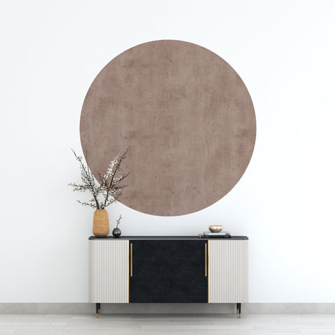 Geometric Circle Wall Decal: Bohemian Mid-Century Color Block