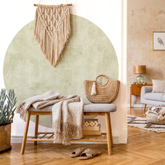 Geometric Circle Wall Decal: Colorblock Nursery Decor