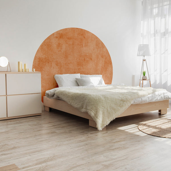 Geometric Circle Wall Decal: Colorblock Nursery Decor