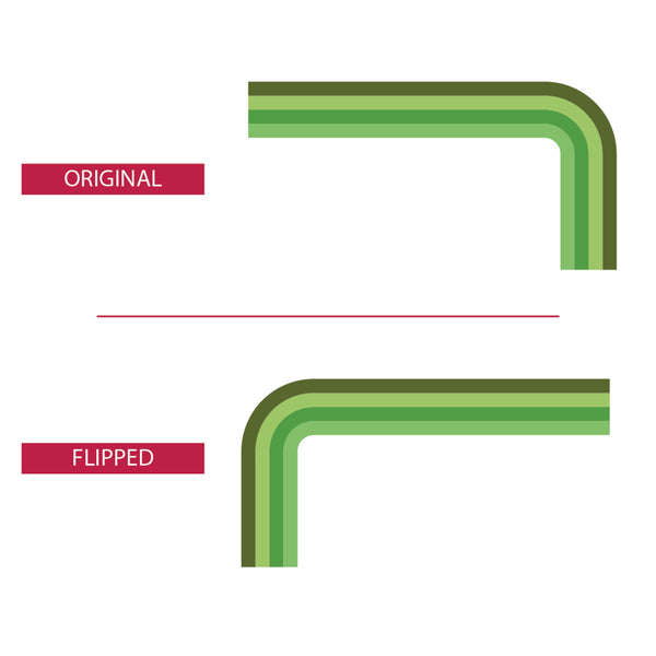 Green Colorblock Arch Wall Decal: Modern Home Decor